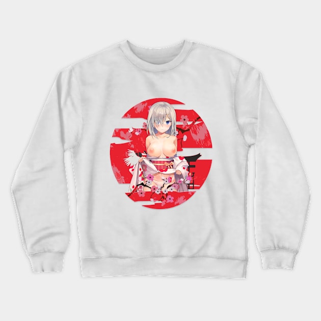 Japanese beauty Crewneck Sweatshirt by AnimeWorld